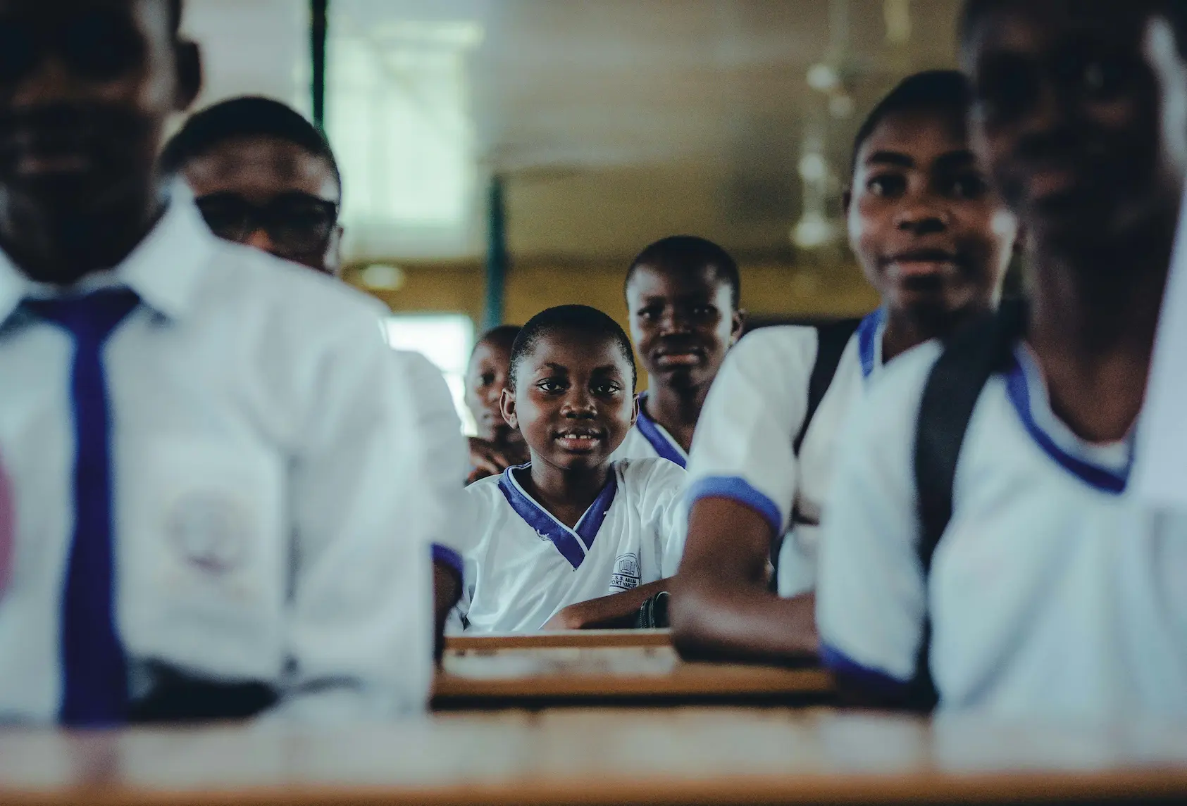 Students in a classroom